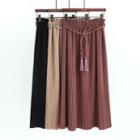 Tassel High-waist Midi Skirt