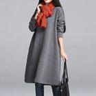 Plain Pullover Dress