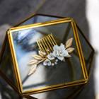 Wedding Flower & Branches Hair Comb As Shown In Figure - One Size