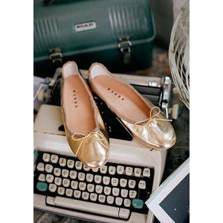 Ribbon Oval-toe L Me Flats