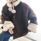 Panel Fleece Coat
