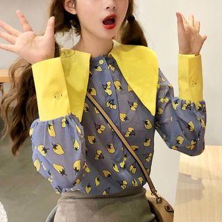 Two-tone Strawberry Shirt