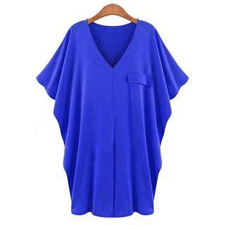 Short Sleeve V-neck Tunic