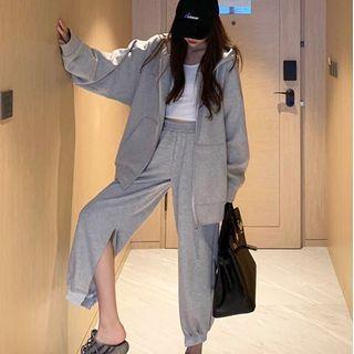 Hooded Zipped Jacket / Sweatpants / Tank Top