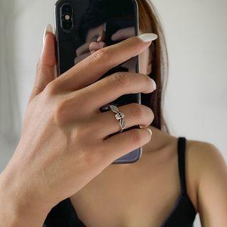 Silver Skull Ring Silver - One Size