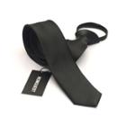 Pre-tied Neck Tie (5cm) Black - One Size