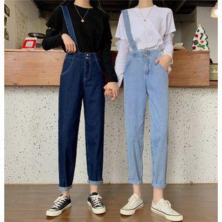 High-waist Straight Leg Jumper Pants