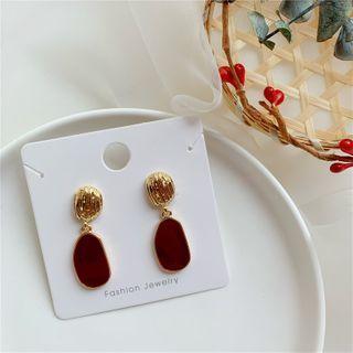 & Resin Drop Earring