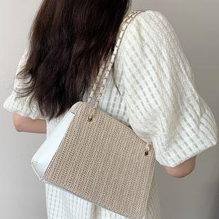 Chain Woven Shoulder Bag