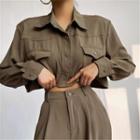 Long Sleeve Crop Blazer