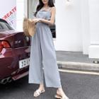 Plain Strappy Jumpsuit