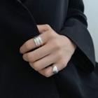 925 Sterling Silver Heart / Irregular Ring