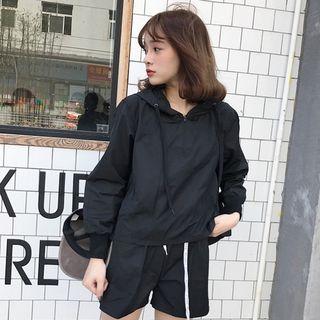Set: Hooded Windbreaker + Sport Shorts