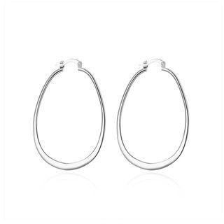 Fashion Simple U-shaped Earrings Silver - One Size