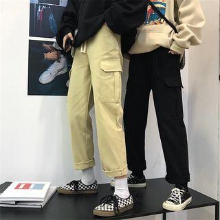 Couple Matching Drawstring Cargo Pants