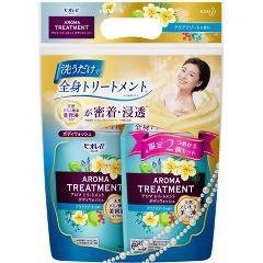 Kao - Biore Aroma Treatment Body Wash (aqua Resort) (refill) 340ml X 2 Pcs 2 Pcs