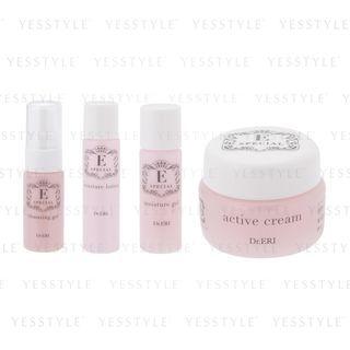 Dr.eri International - Skin Care Trial Set: Cleansing Gel 16ml + Moisture Lotion 15ml + Moisture Gel 8ml + Active Cream 4ml 4 Pcs