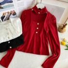 Slim-fit Choker Crop Top