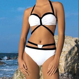 Contrast-color Bikini