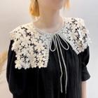 Detachable Tie-neck Lace Collar