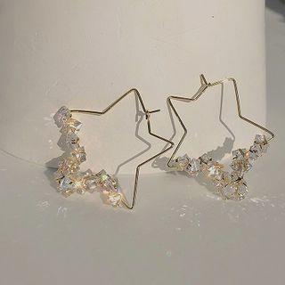 Star Earring 1 Pair - Stud Earring - One Size