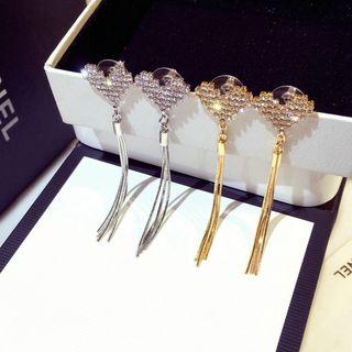 Heart Tasseled Earring