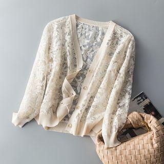 Plain Lace Cardigan