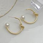 Knot Mini Hoop Earring 1 Pair - Gold - One Size