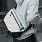 Buckled Lightweight Crossbody Bag Light Gray - One Size