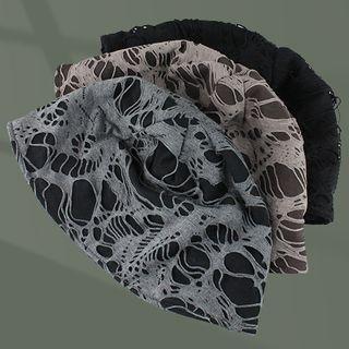 Ripped Cloche Hat