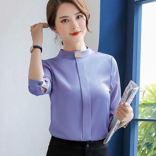 Elbow-sleeve Shirt / Dress Pants / Mini Pencil Skirt