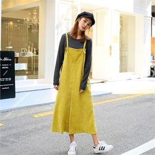 Corduroy Wide-leg Jumper Pants