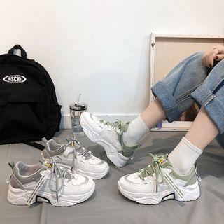 Lettering Label Platform Sneakers