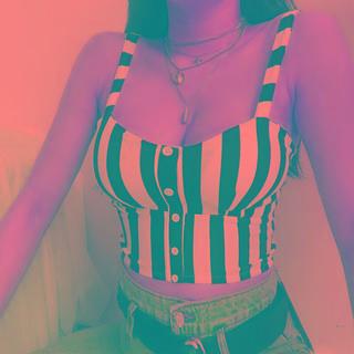 Striped Cropped Camisole