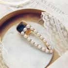 Faux Pearl Hair Clip Faux Pearl Hair Clip - Gold - One Size