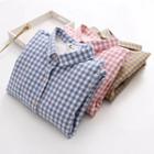 Fleece Lined Gingham Shirt