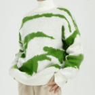 Mock Turtleneck Tie-dye Print Sweater