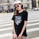 Tiger Printed Short-sleeve T-shirt