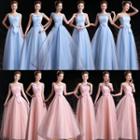 Bow Bridesmaid Evening Gown
