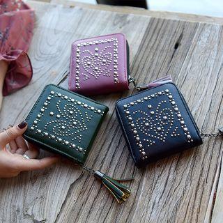 Tasseled Studded Wallet