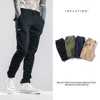 Plain Cuffed Pants