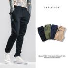 Plain Cuffed Pants
