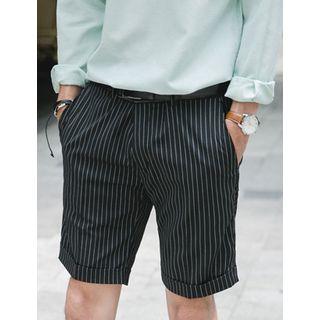 Stripe-pattern Shorts