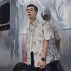 Short-sleeve Face Print Shirt