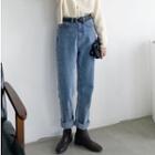 High-waist Oversize Jeans