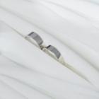 Couple Matching Polished 925 Sterling Silver Ring