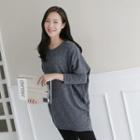Loose-fit Button-back M Lange T-shirt