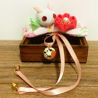 Rabbit Bow Dangling Hair Clip