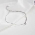 925 Sterling Silver Layered Ball Drop Bracelet As Shown In Figure - One Size