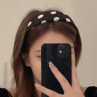 Polka Dot Headband Black - One Size